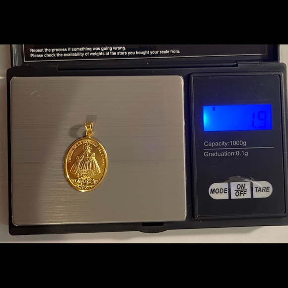 18k real gold saudi religious pendant - Picture 1 of 2